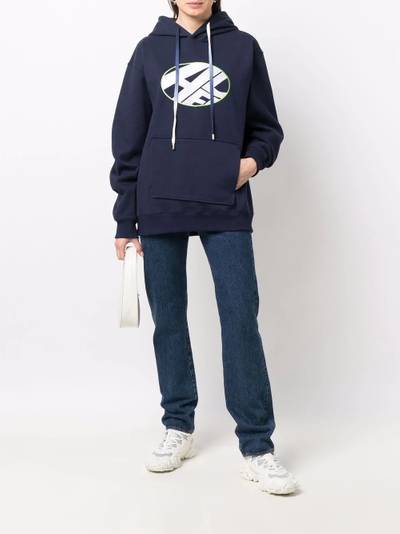 ADER error embroidered-logo pullover hoodie outlook