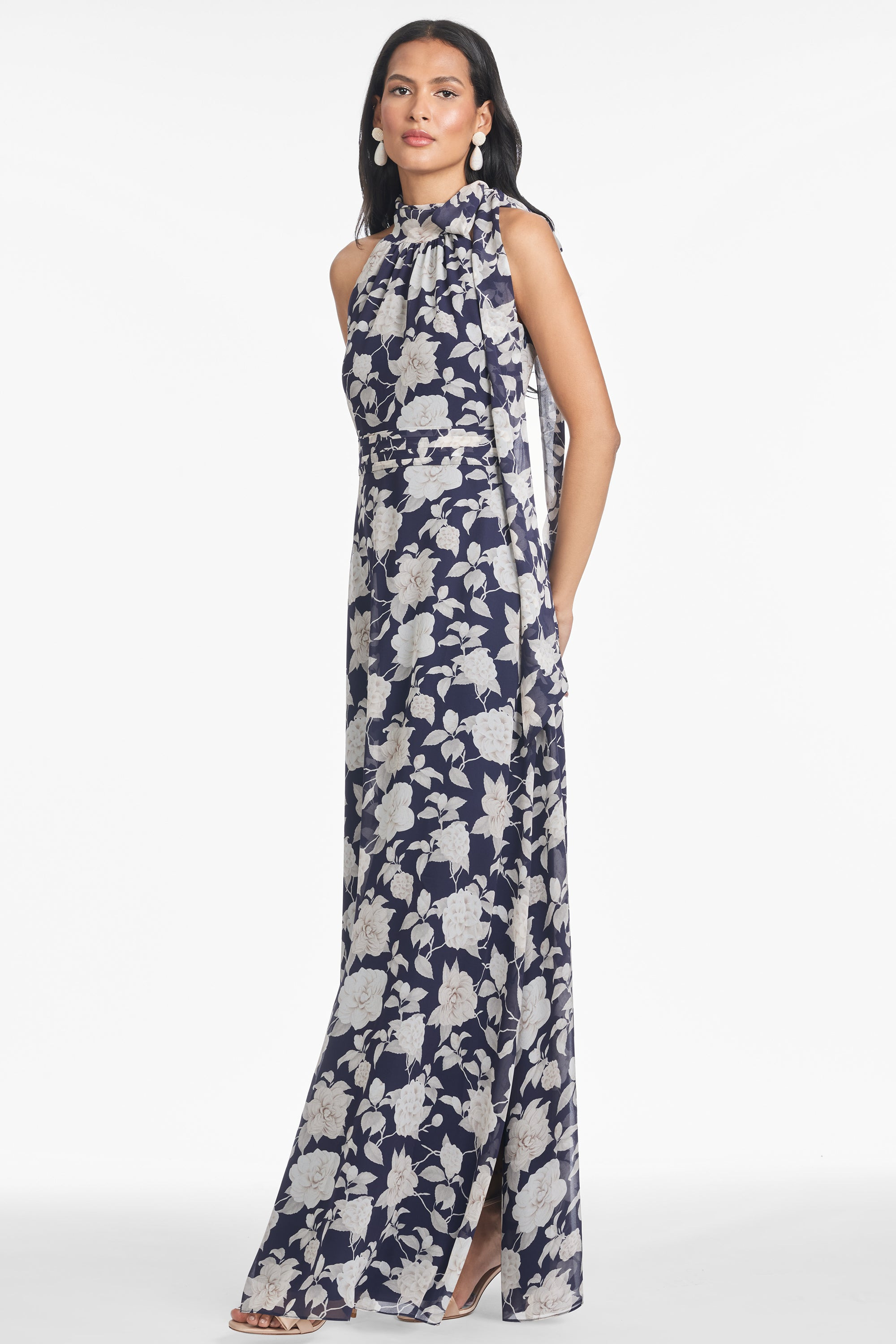 KAYLA GOWN - ALABASTER BEGONIA - 2