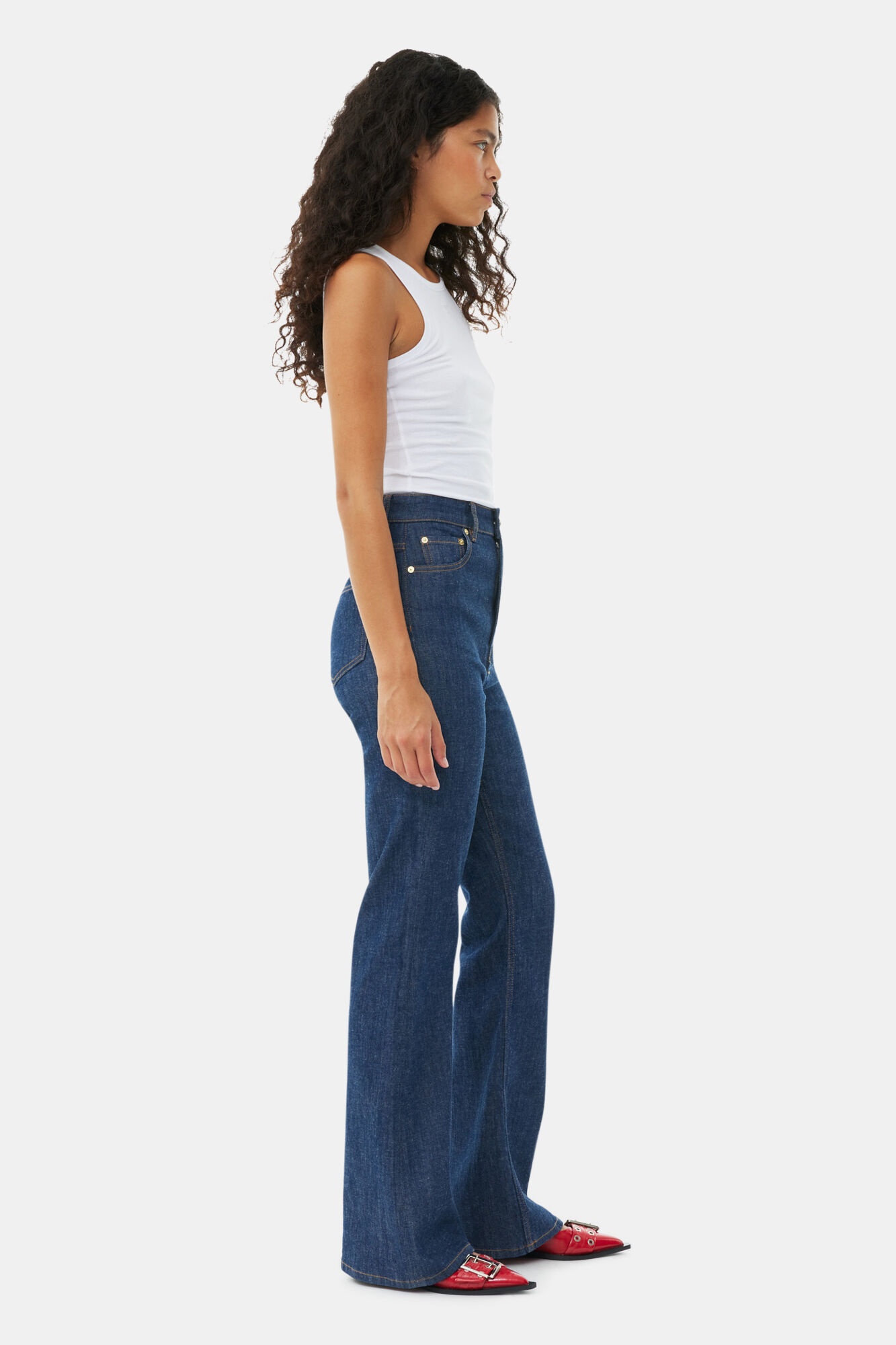 RINSE STRETCH IRY JEANS - 4