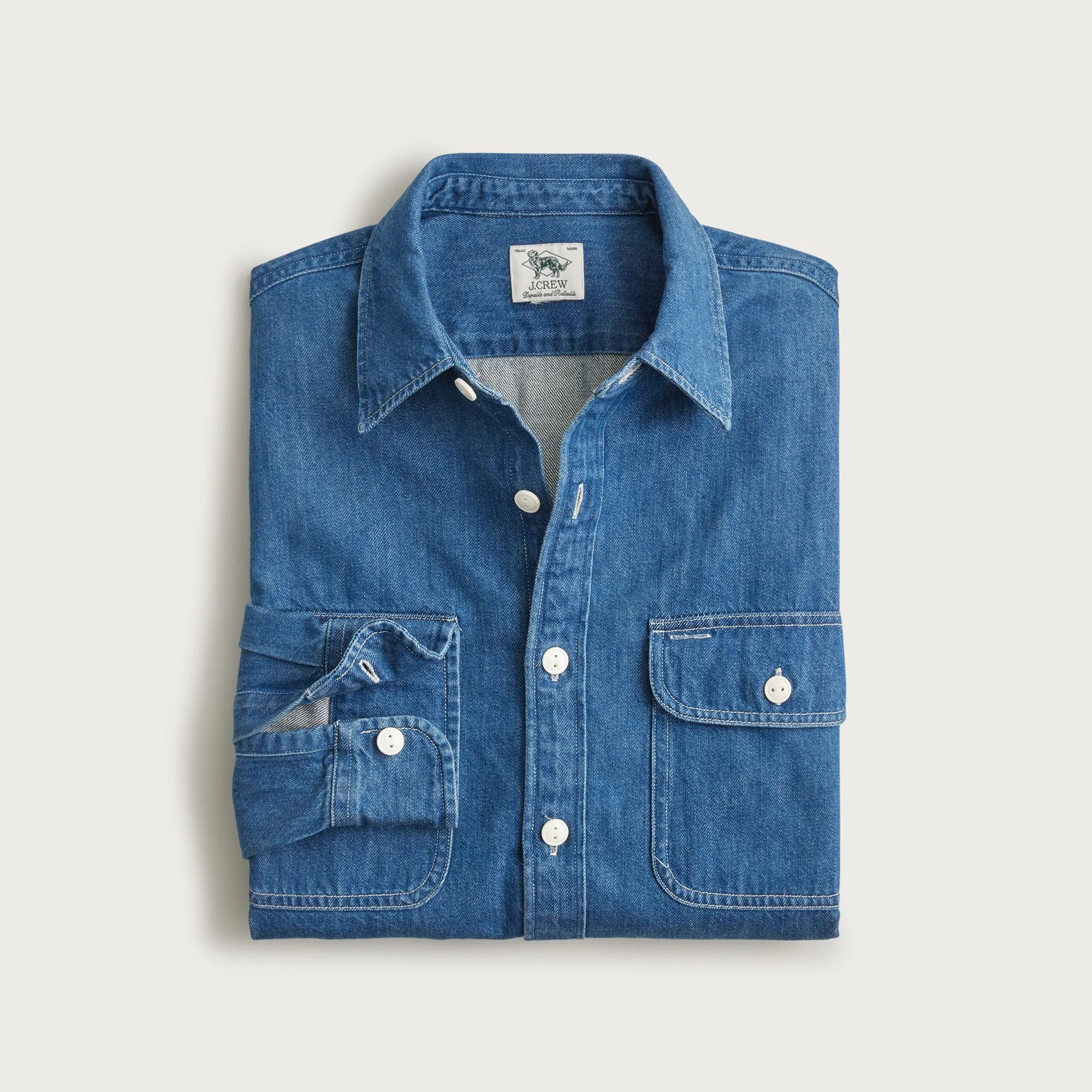 Midweight denim workshirt - 1
