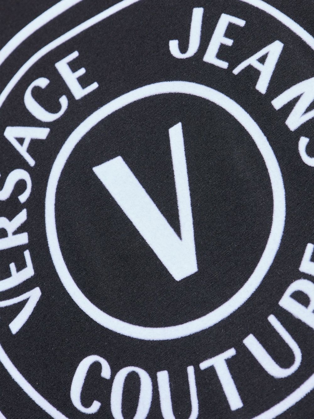 circular logo T-shirt - 5