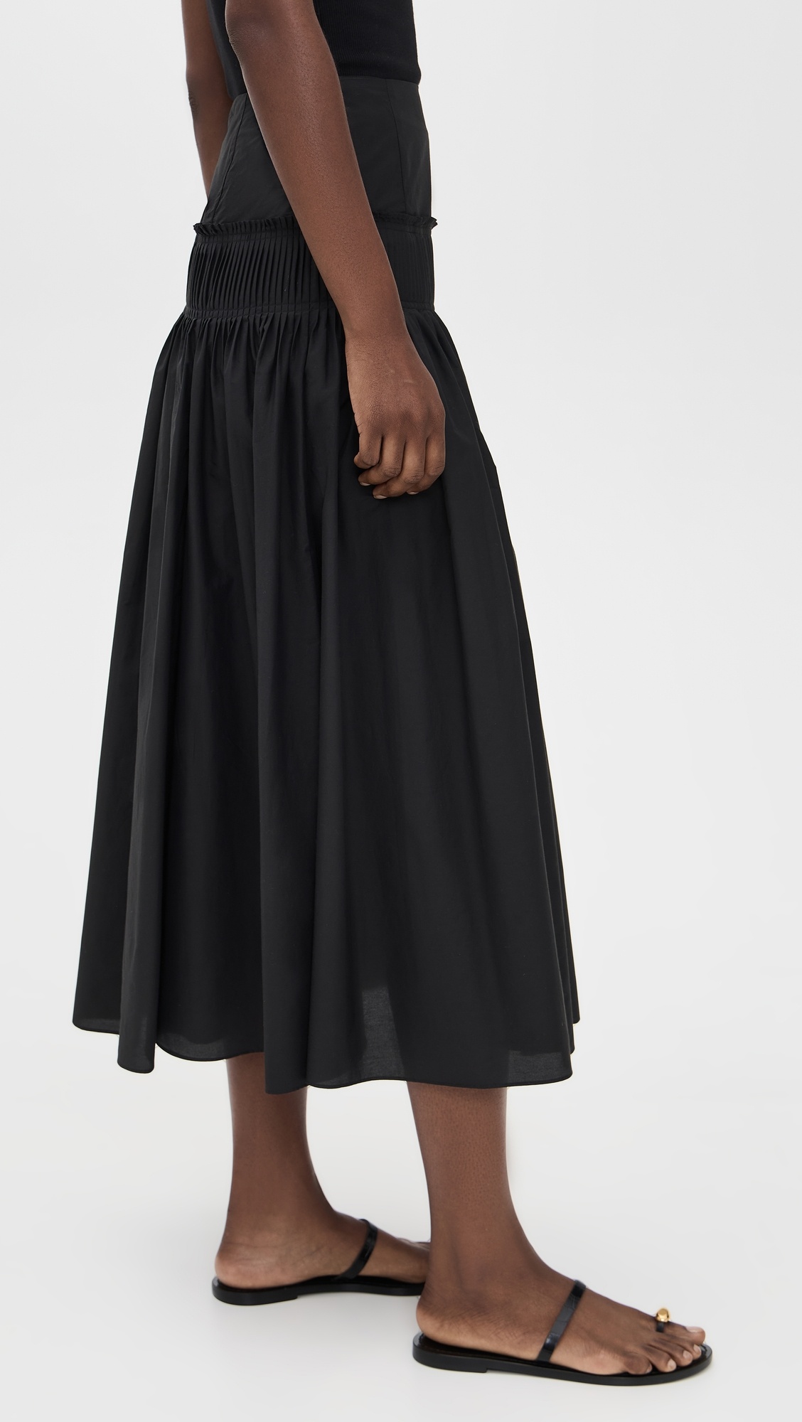 Accordion Yoke Skirt - 3