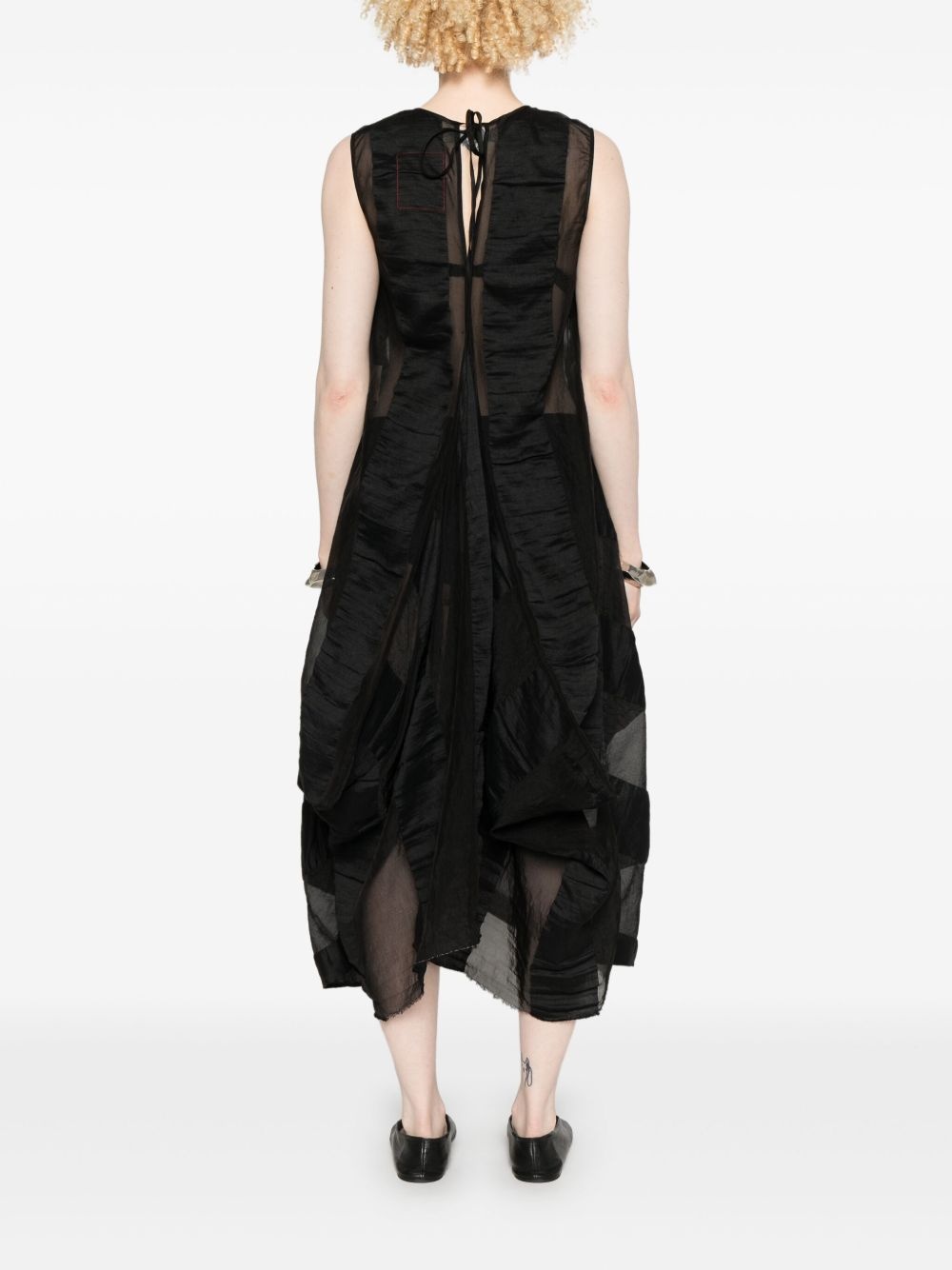 flared midi dress - 4