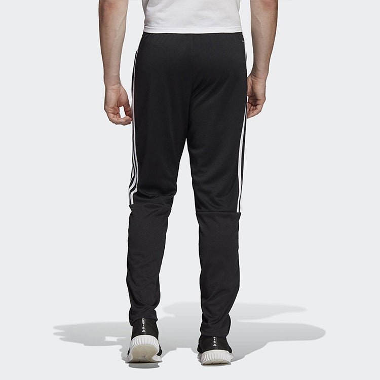 adidas Three-Striped Recreational Training Running Trousers Men's Black DY3133 - 4