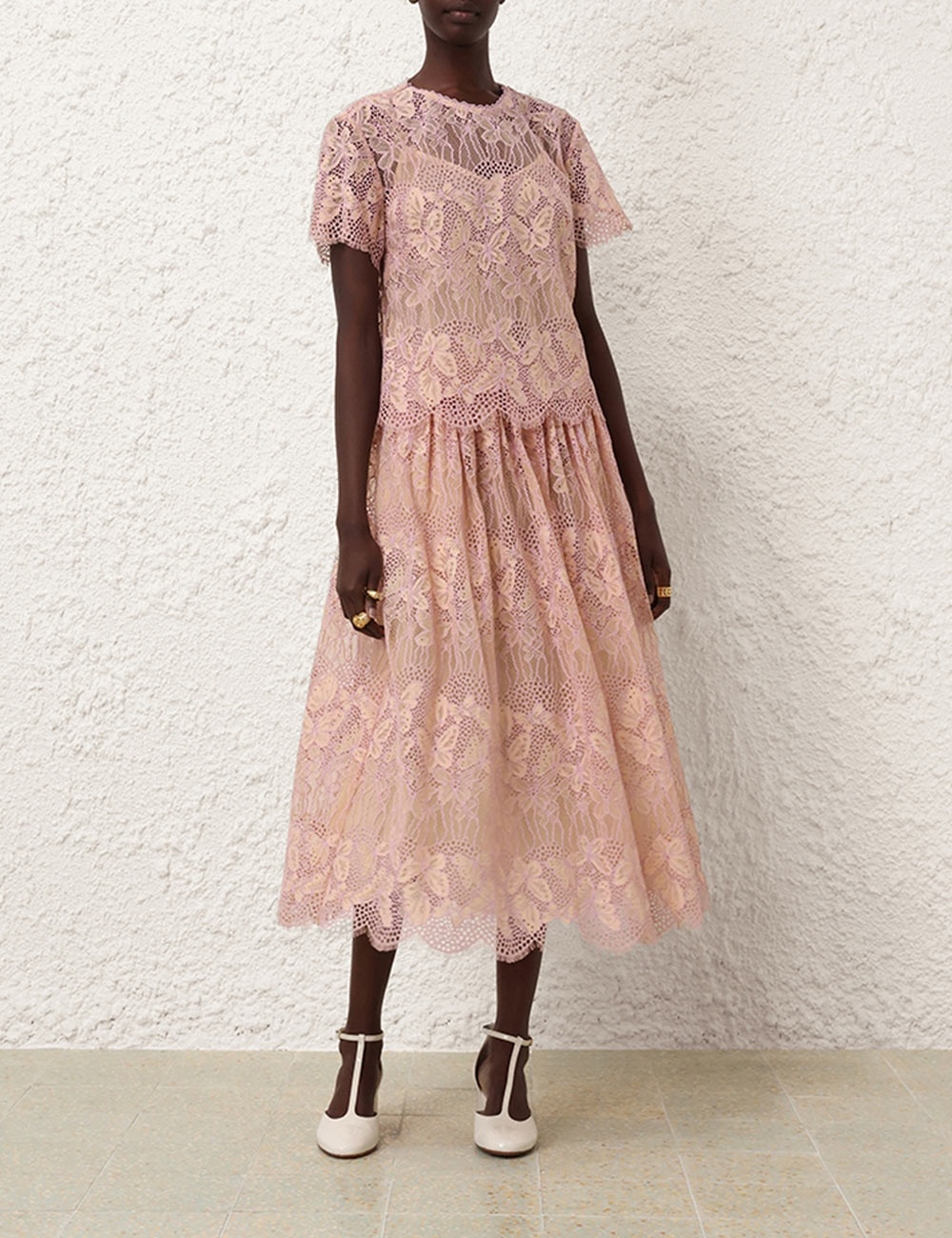 HARMONY LACE MIDI SKIRT - 7