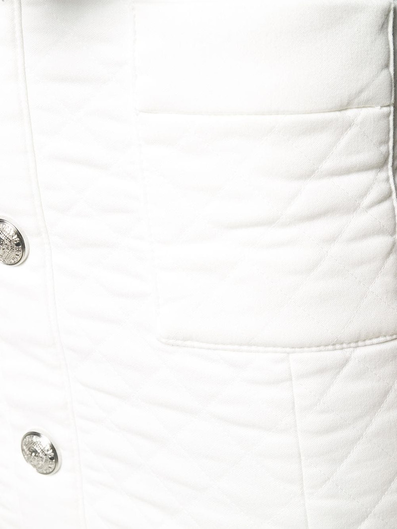 mini high-waisted 퀼트 스커트 5