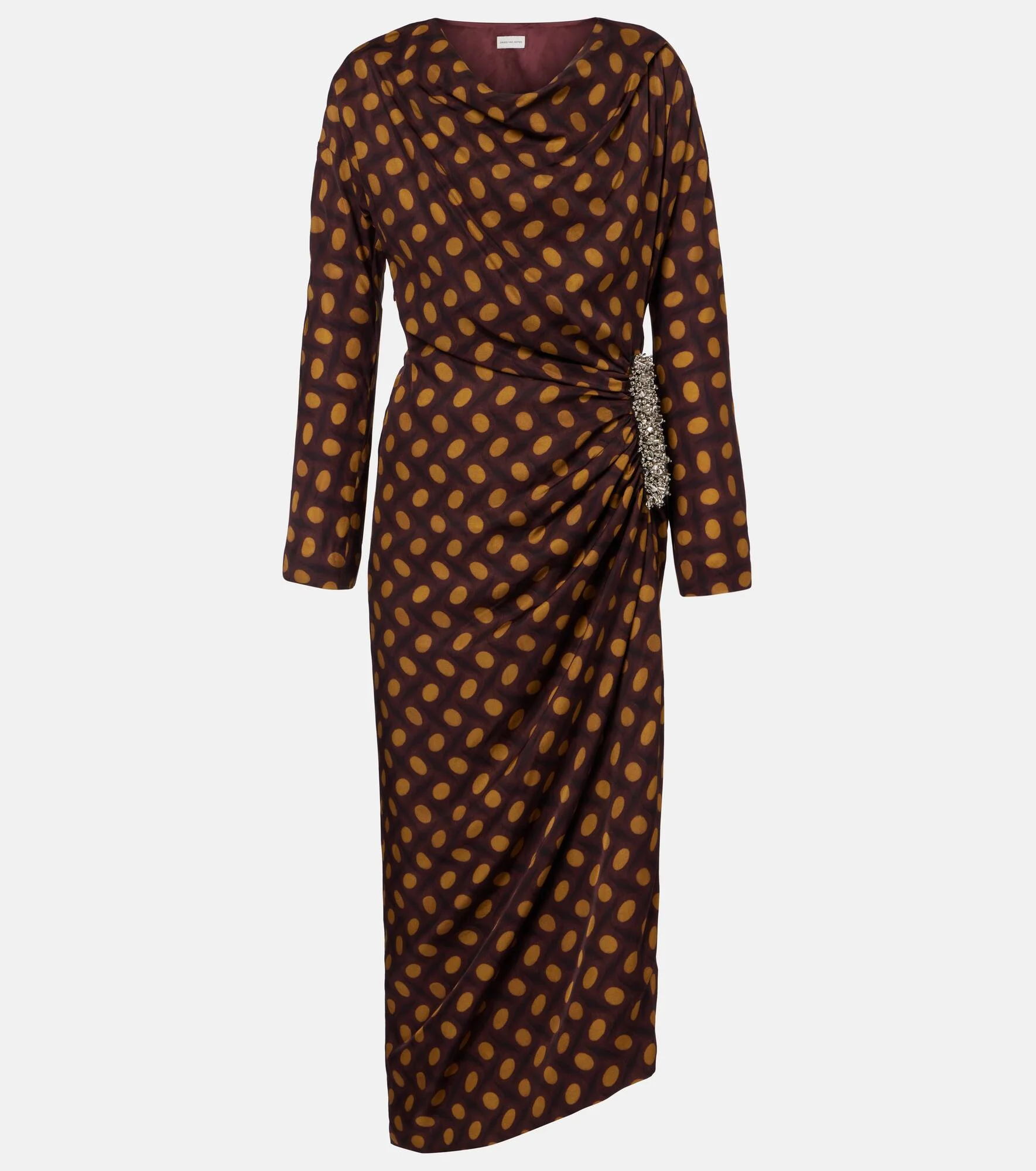 Didi embellished polka-dots midi dress - 1
