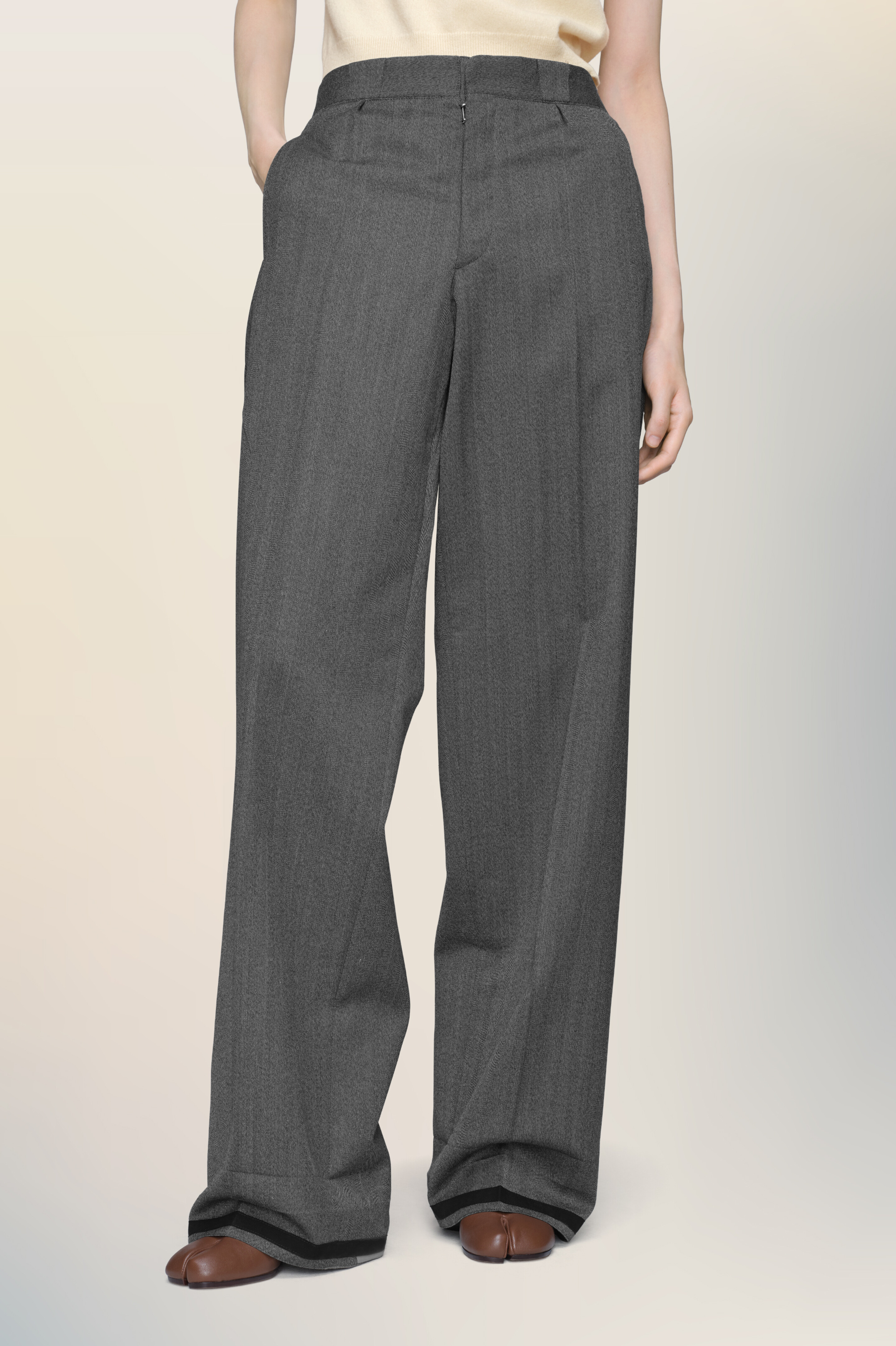Tailored wool trousers - 3