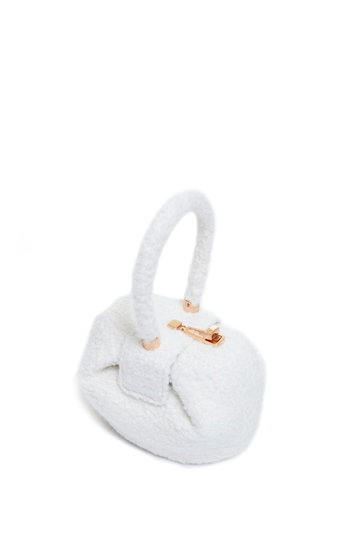 Demi Bag in Ivory Cashmere Boucle - 3