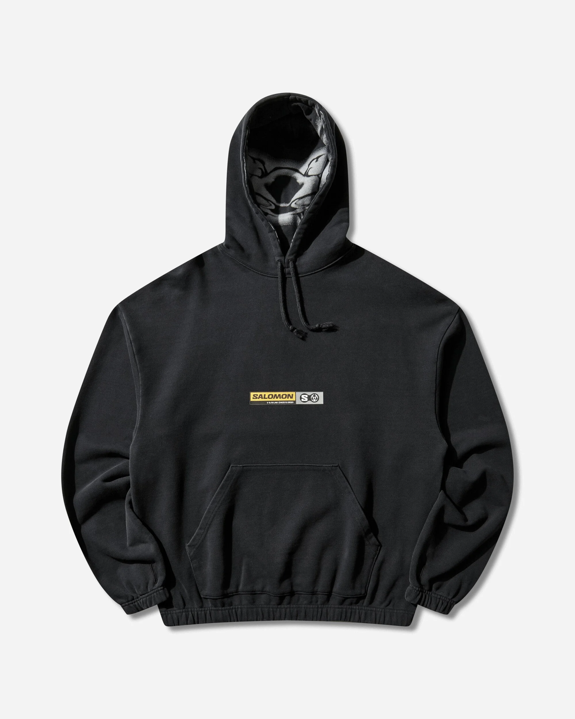 Slam Jam Hoodie Deep Black / White - 1