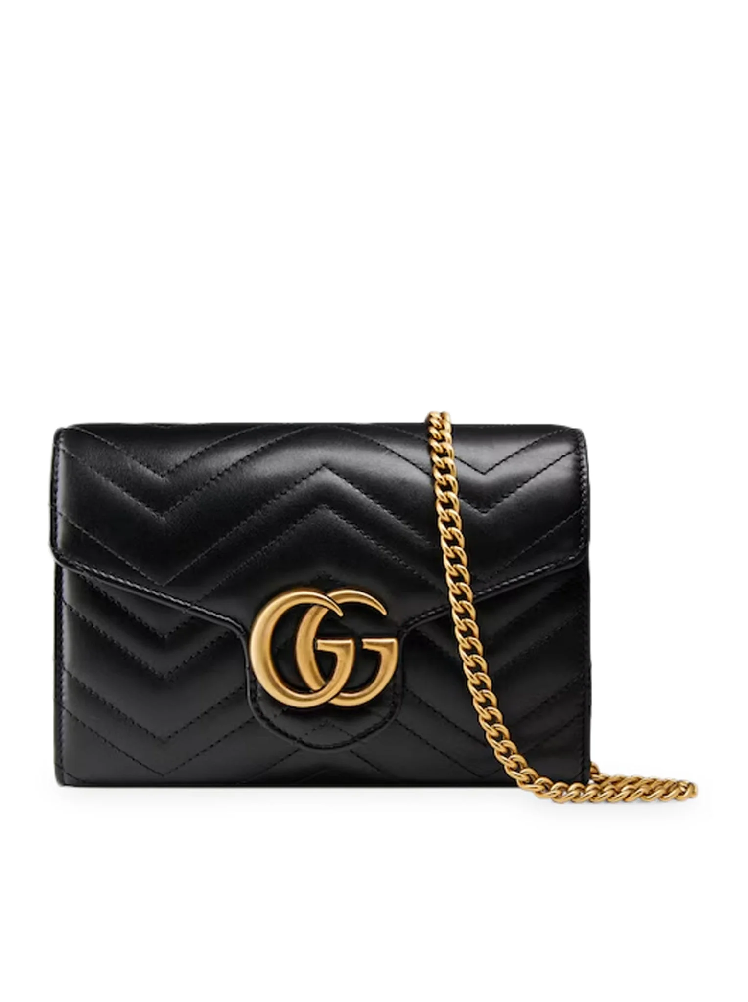 MINI GG MARMONT BAG IN MATELASSÉ LEATHER - 1