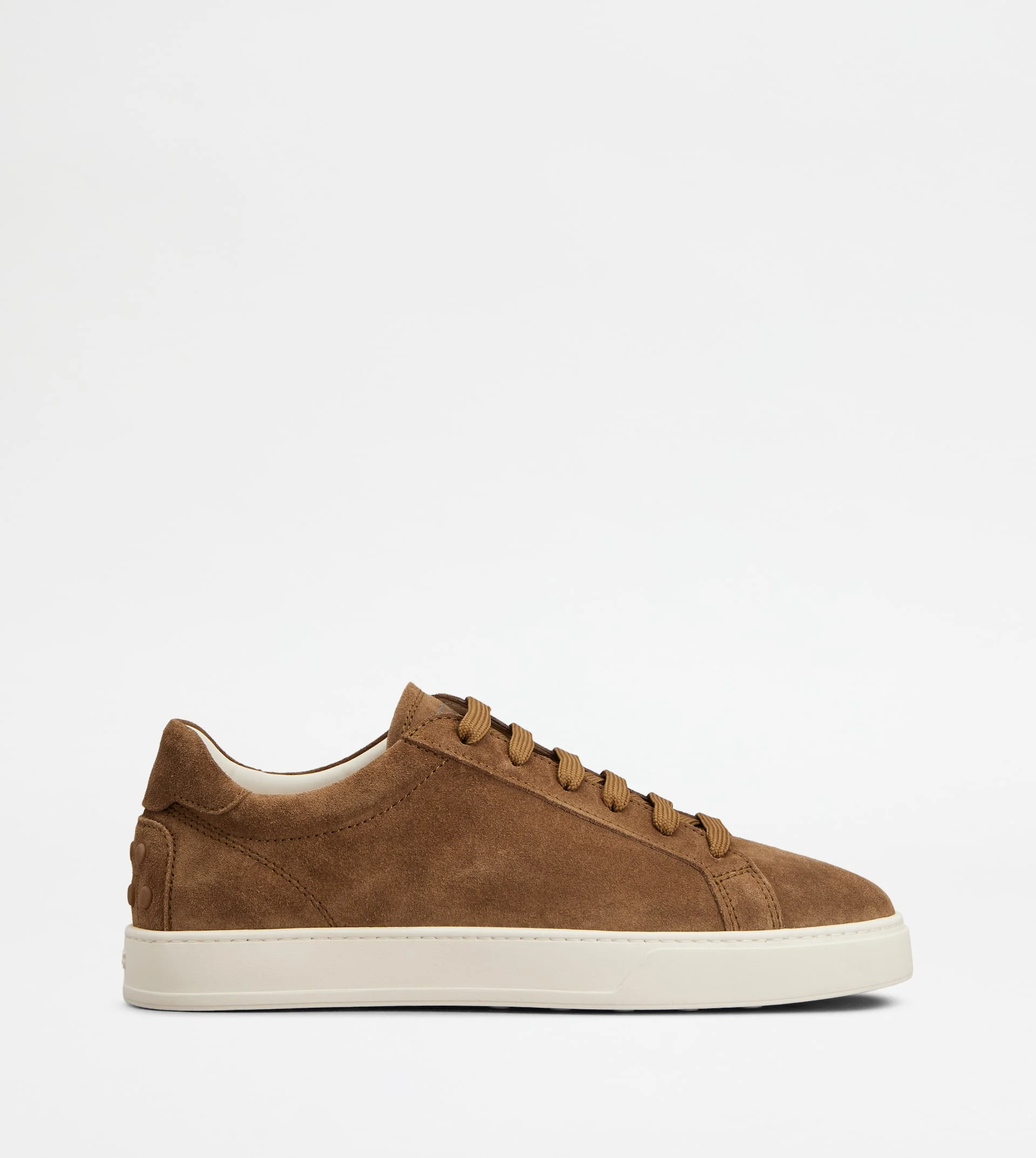 SNEAKERS IN SUEDE - BROWN - 1