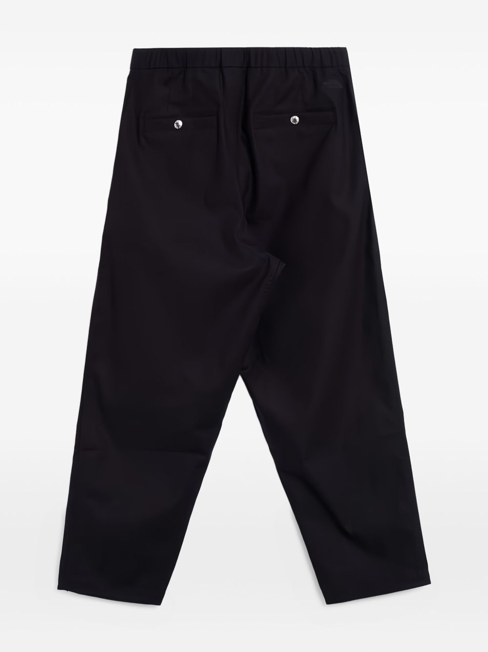 elastic-waistband woven trousers - 2
