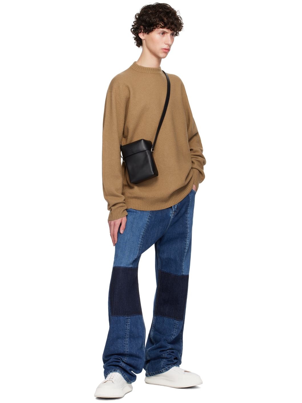 Tan Crewneck Sweater - 4