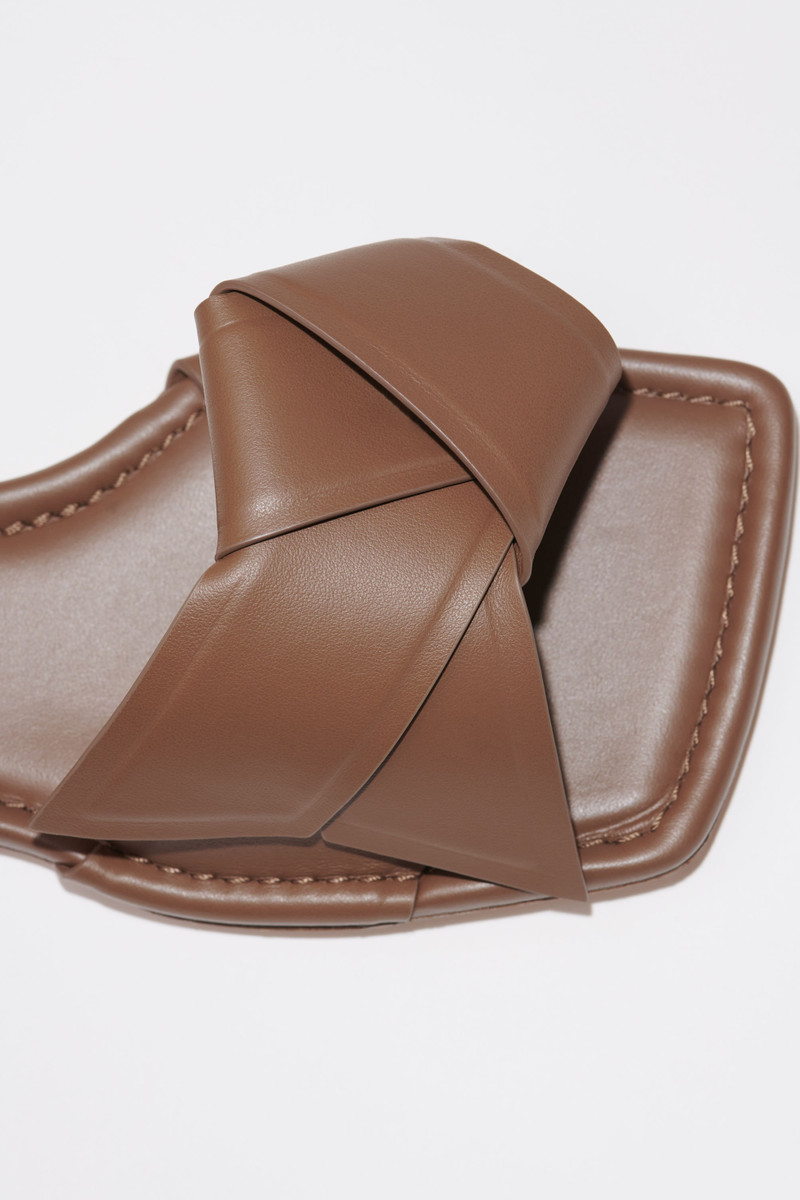 Musubi leather sandal - Camel brown 6