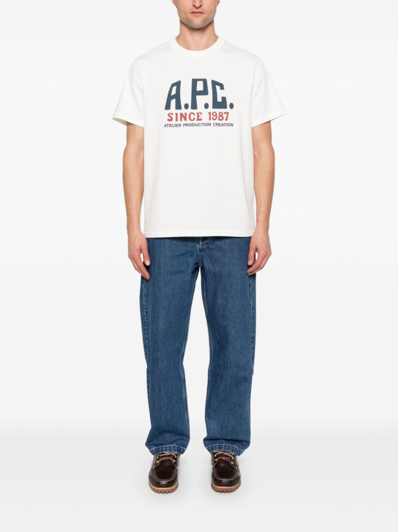 A.P.C. logo-print T-shirt outlook