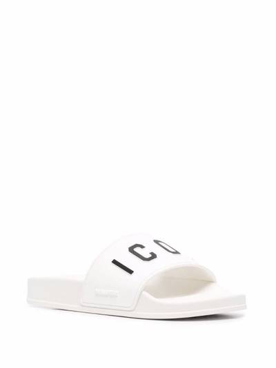 DSQUARED2 Icon-print pool slides outlook