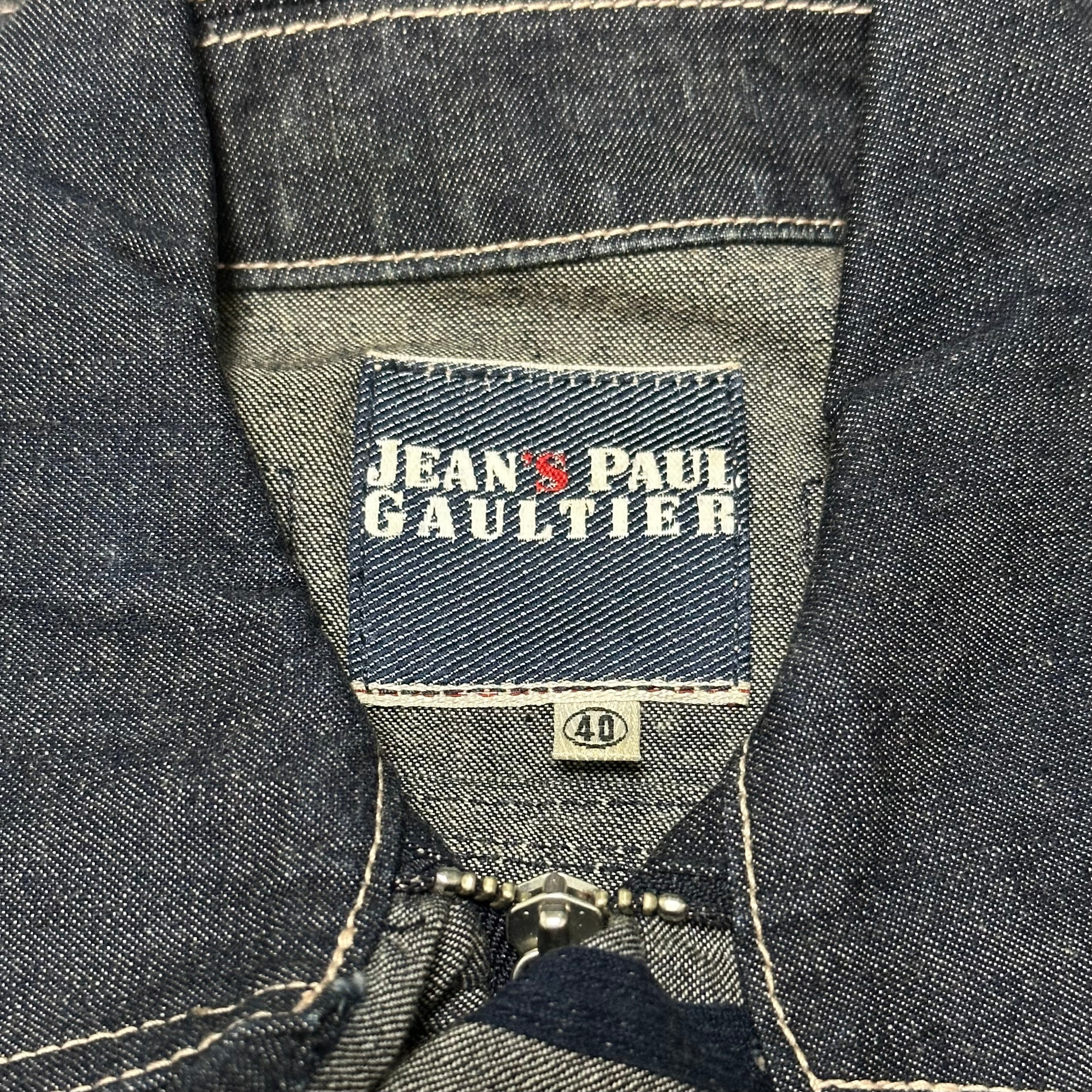 JEAN PAUL GAULTIER Spring Summer 2005 Transformation Denim Jacket - 6