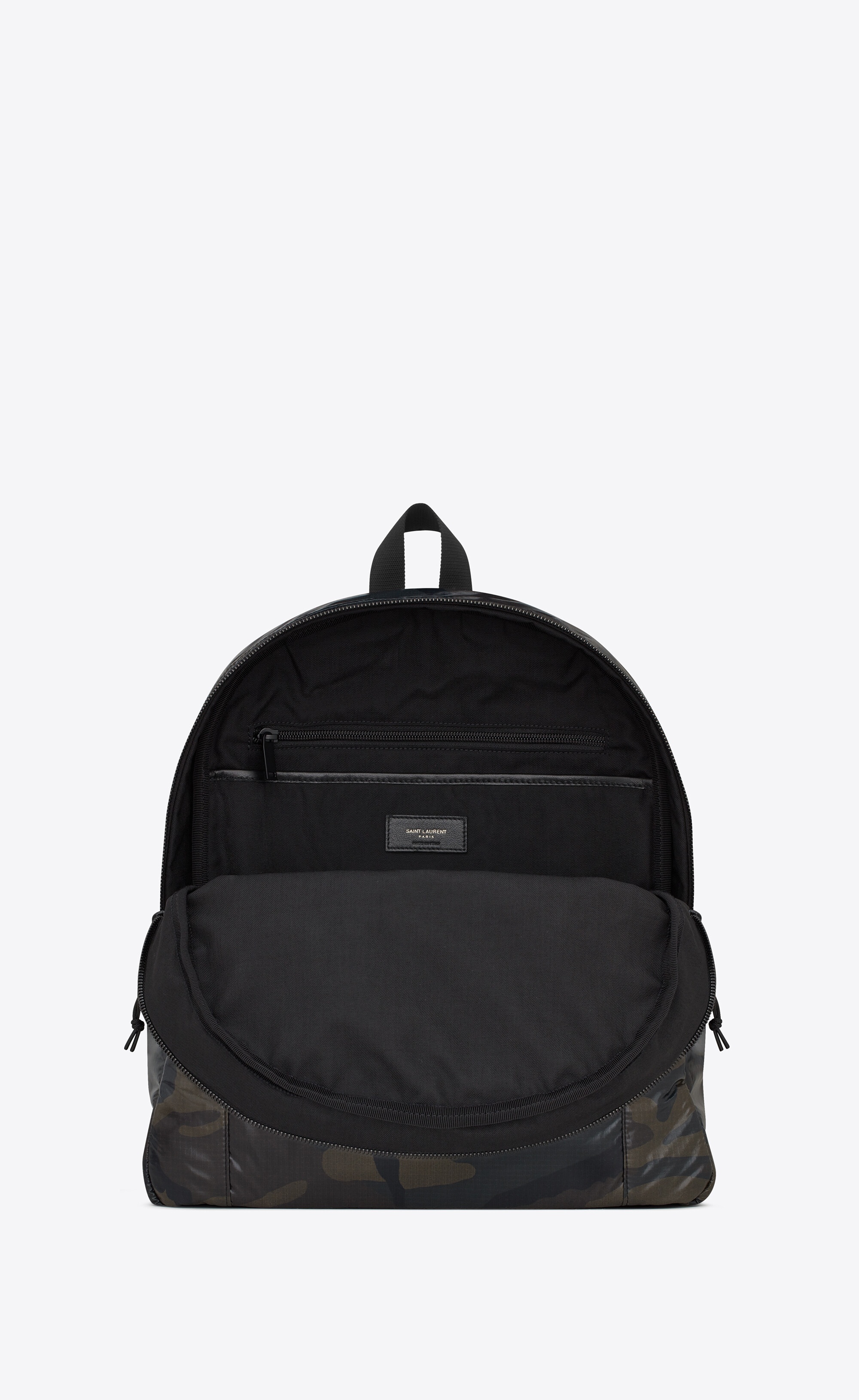 nuxx backpack in camo-print nylon - 4