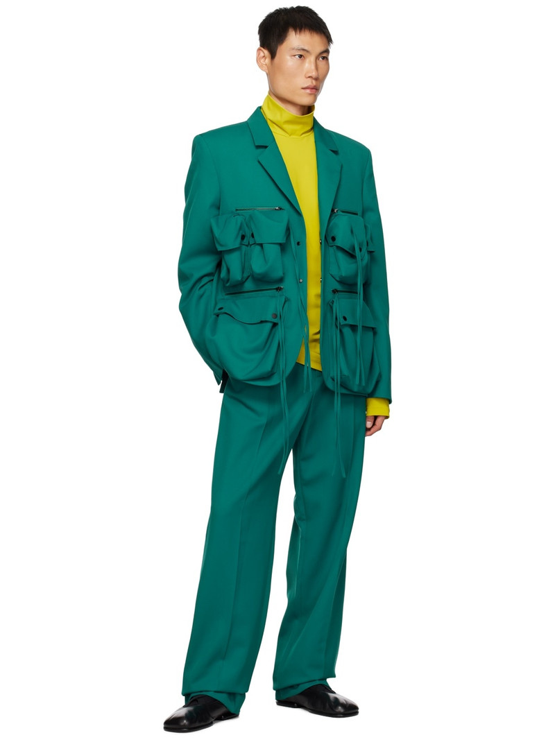 BOTTER Green Dropped Shoulders Turtleneck outlook