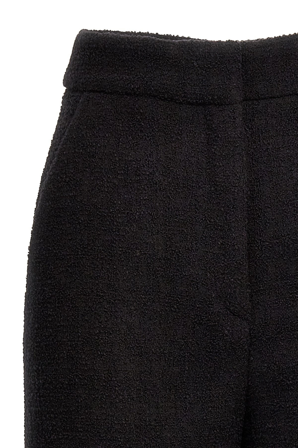 Cropped bouclè pants - 4