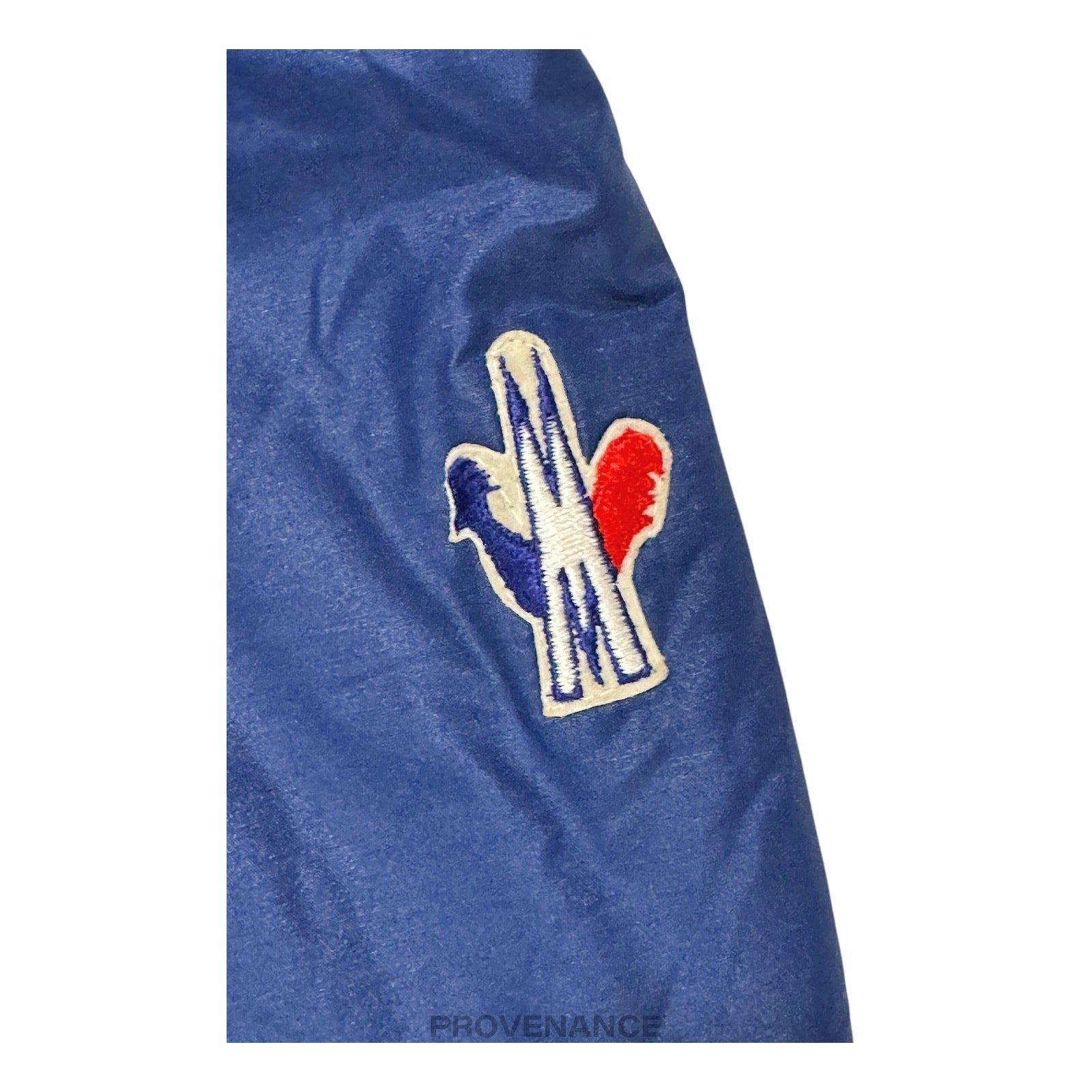 Moncler Light Ski Jacket - Blue Grenoble Logo Yellow Red - 12