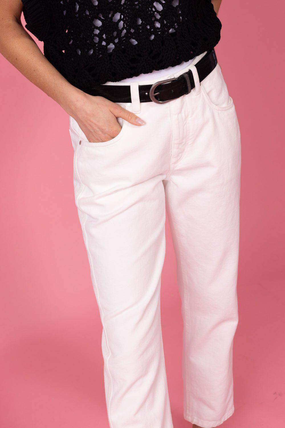 Stretch Monili Trim Trouser - 5