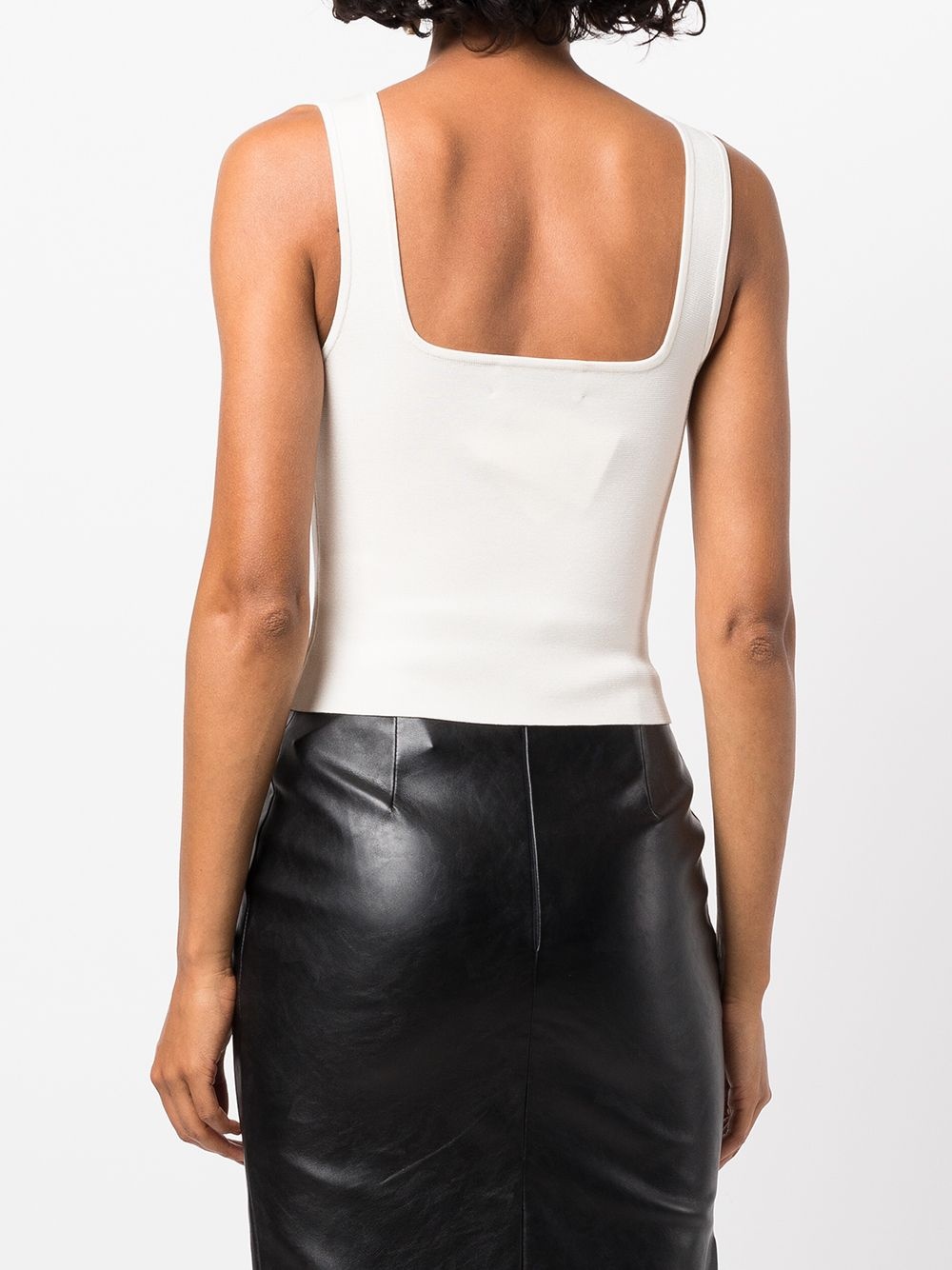 square neck vest top - 4