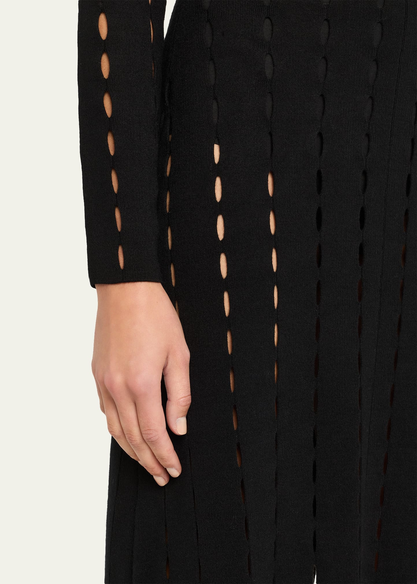 Gemma Bateau-Neck Cutout Carwash Midi Dress - 5