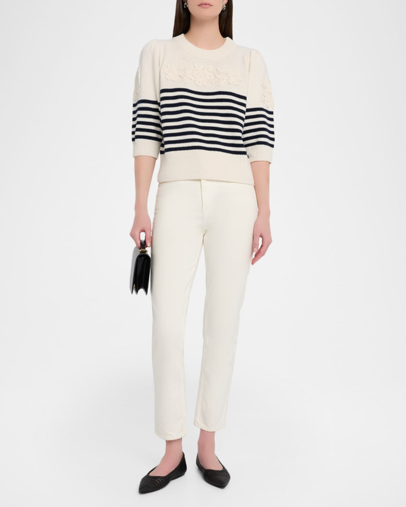 Rails Martha Floral Striped Wool-Blend Sweater outlook