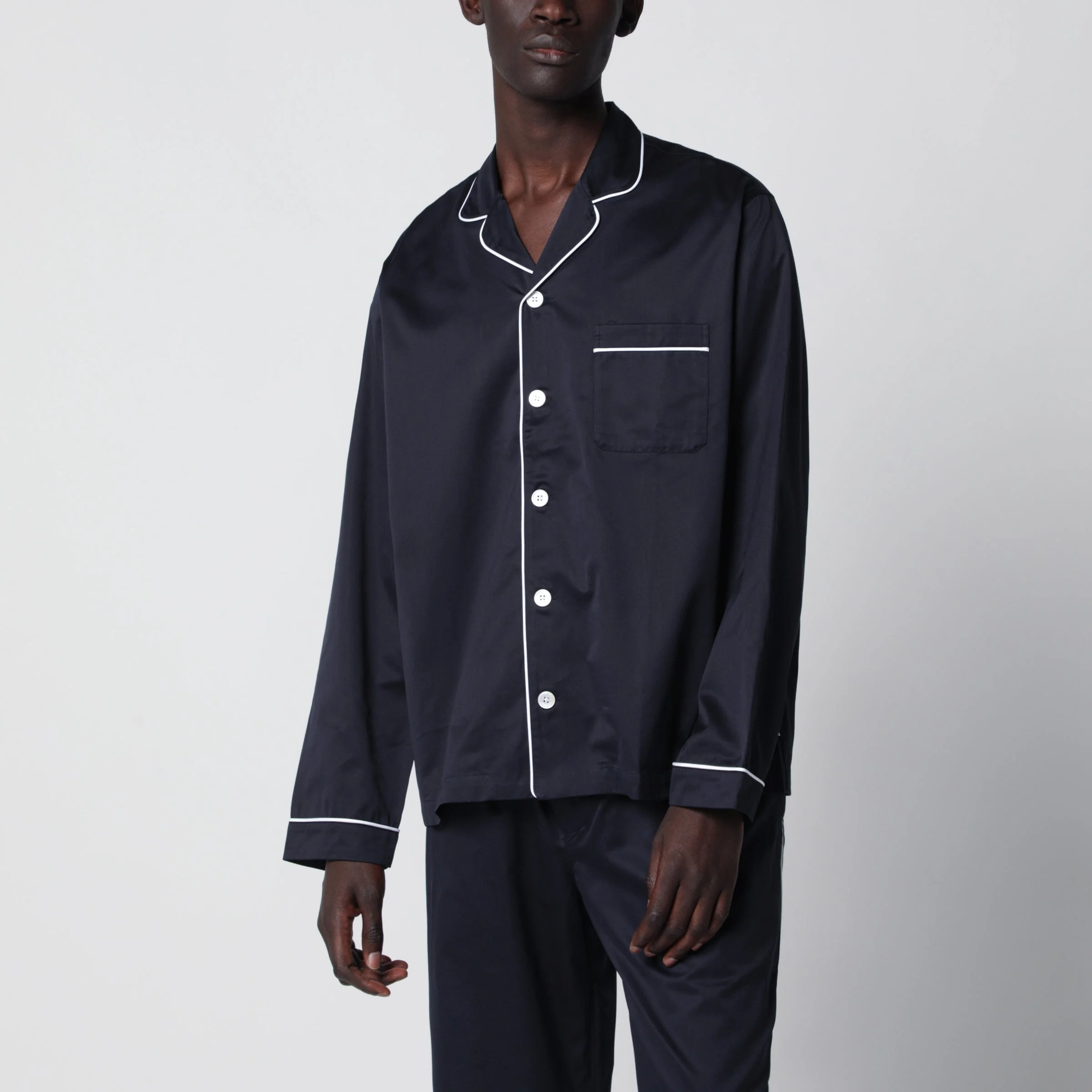 Blue pajama shirt - 1