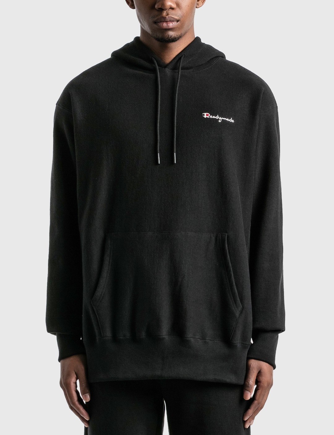 embroidered logo long-sleeve hoodie - 2