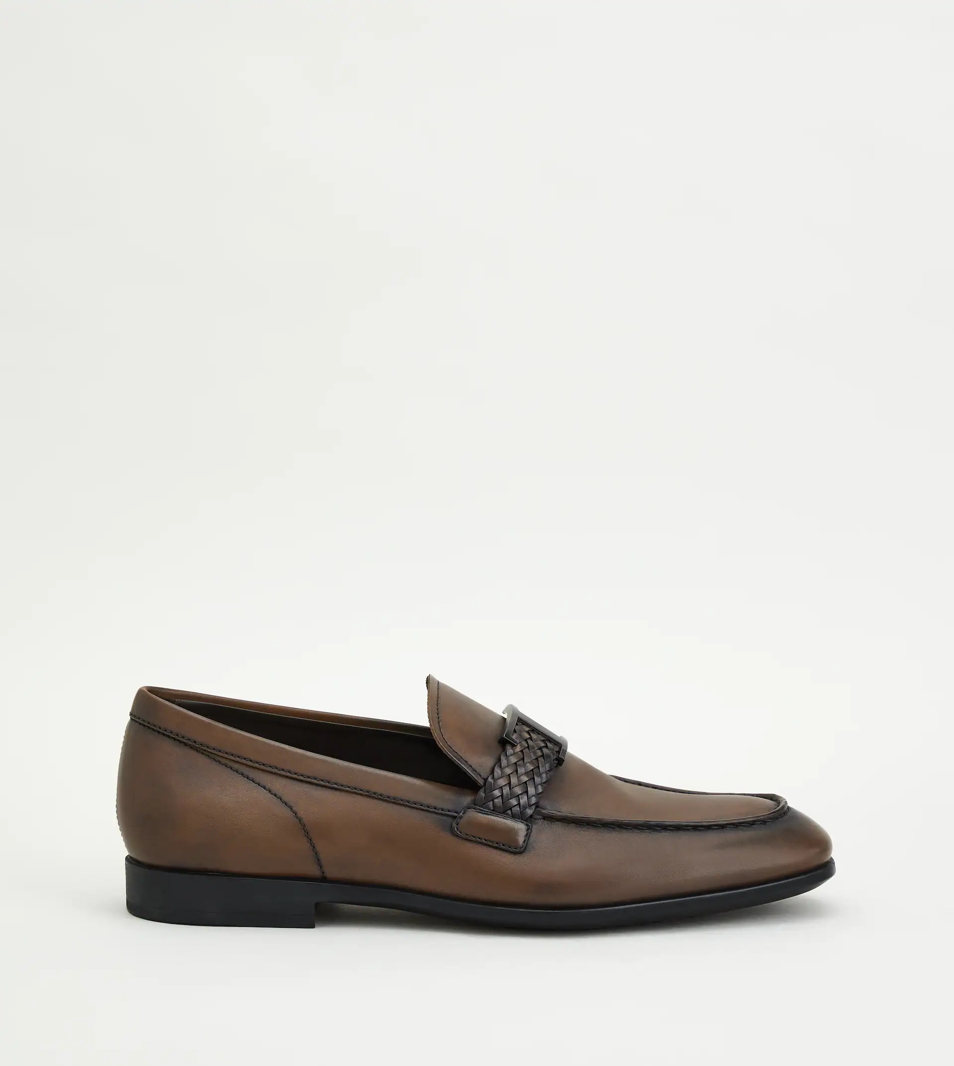 TIMELESS LOAFERS IN LEATHER - BROWN - 1