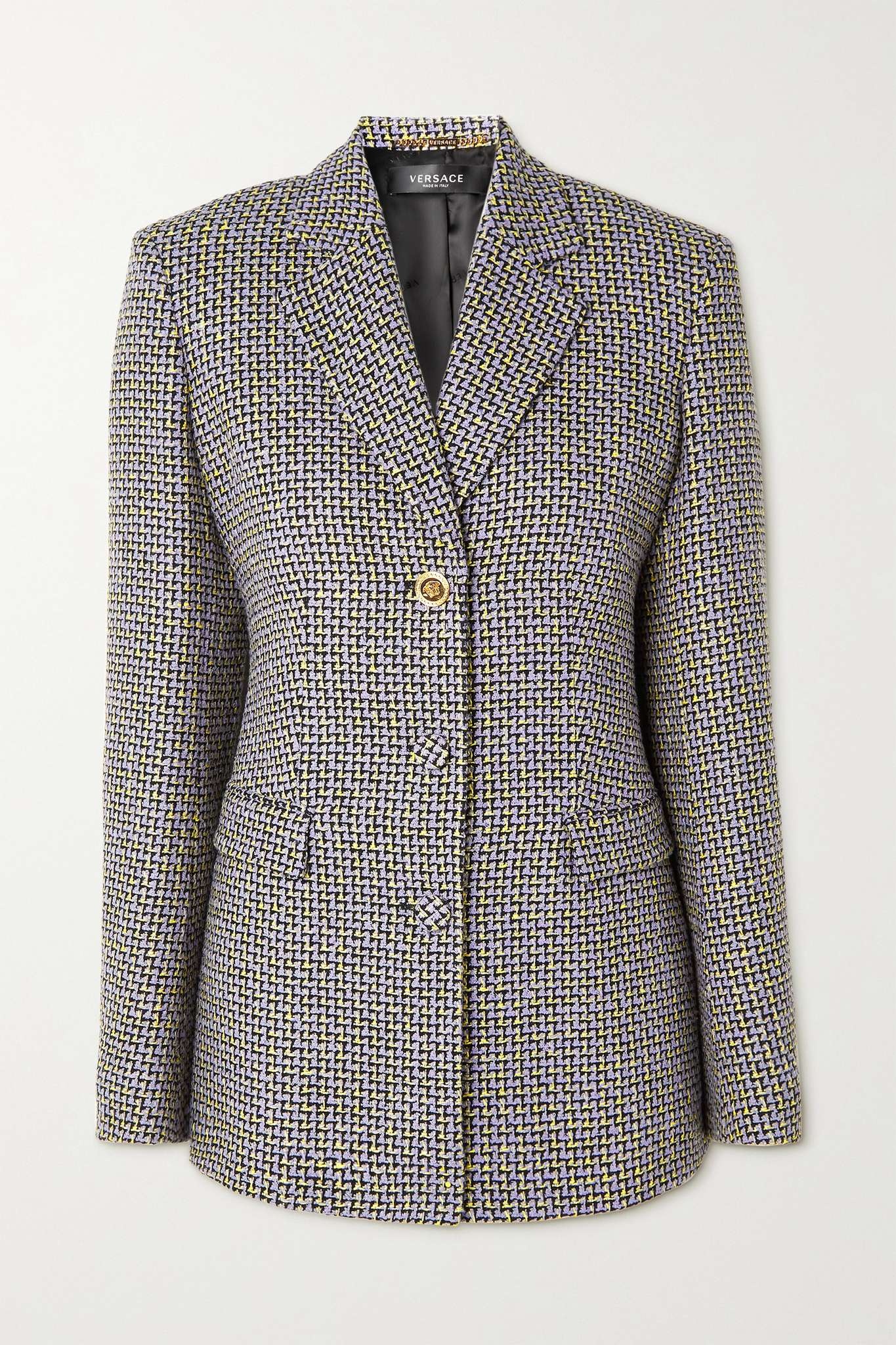 Cotton-blend tweed blazer - 1