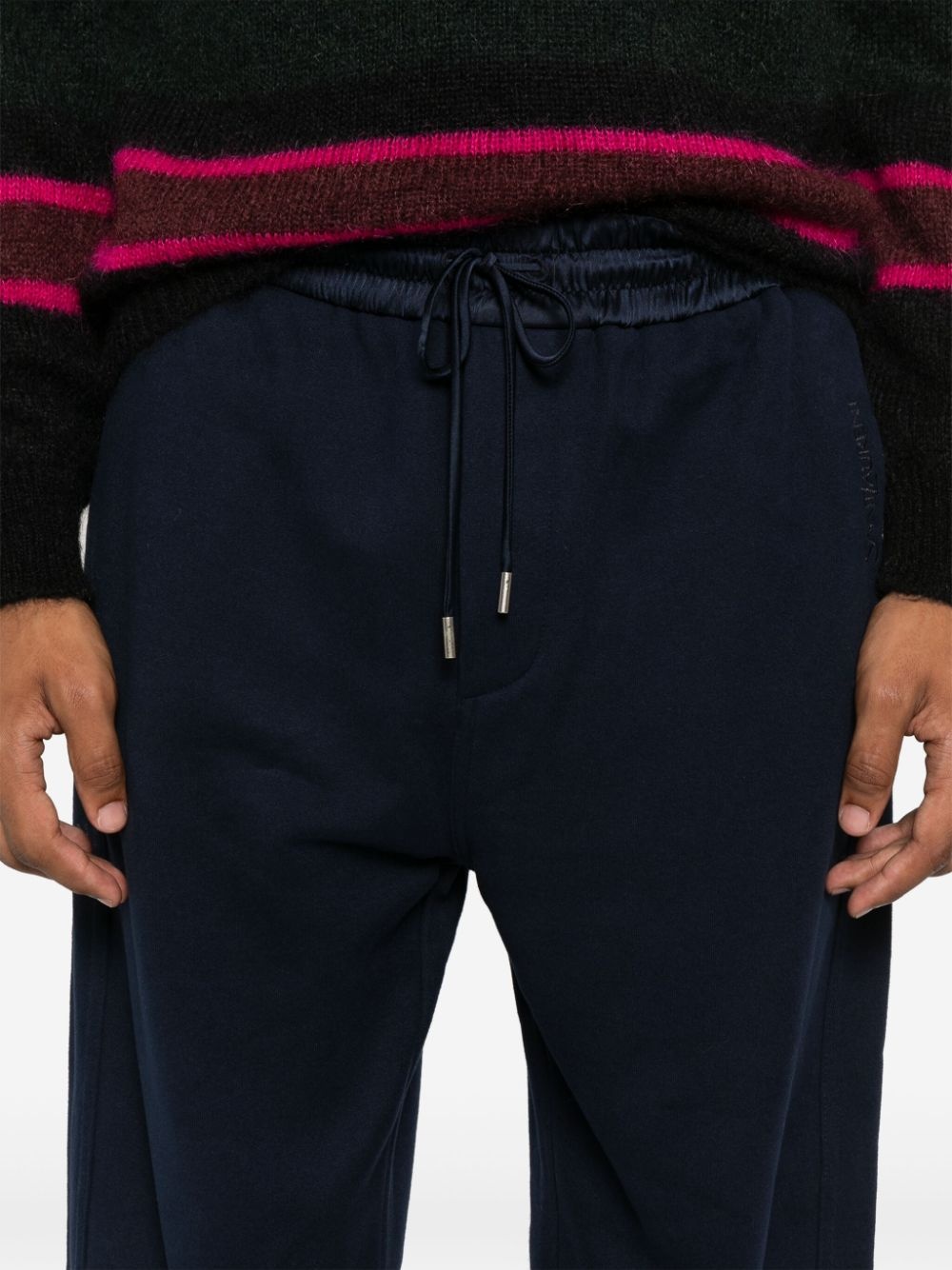 drawstring-waist track pants - 5