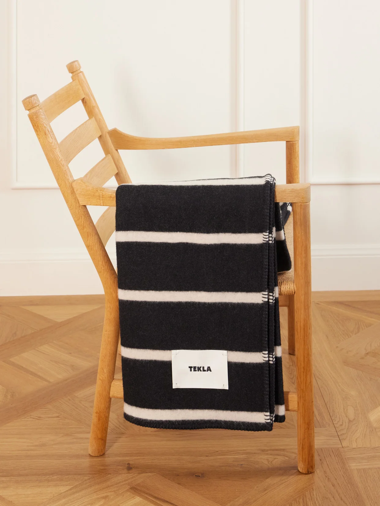 Striped Wool Blanket - 1