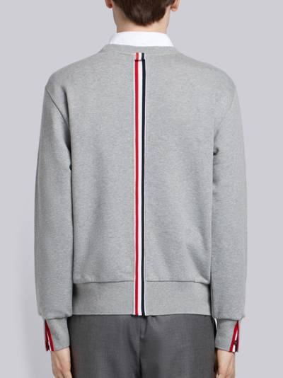 Thom Browne RWB stripe cotton sweatshirt outlook