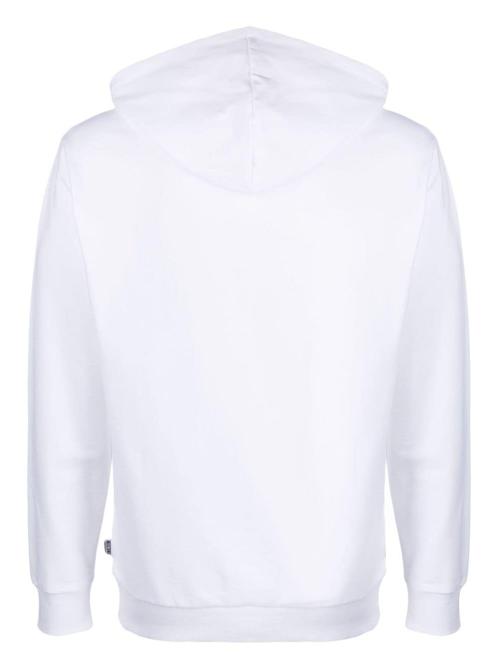 logo-print drawstring hoodie - 2