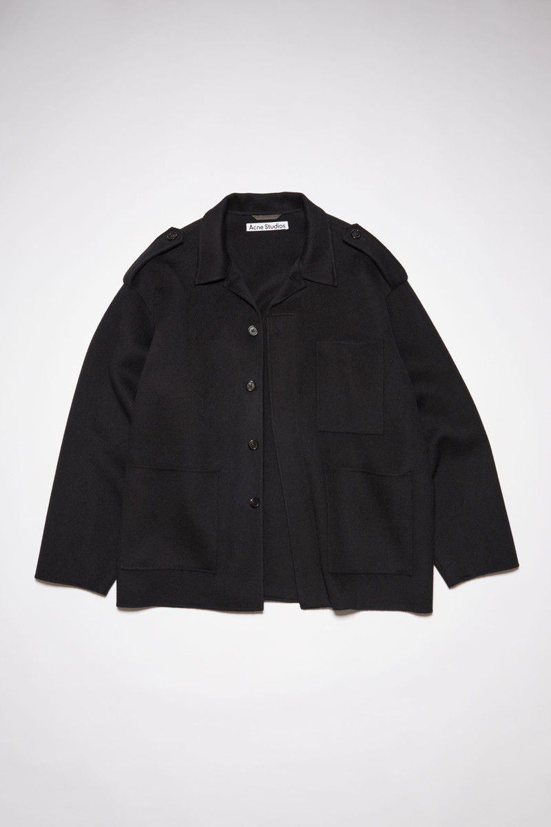 Wool jacket - Black - 1
