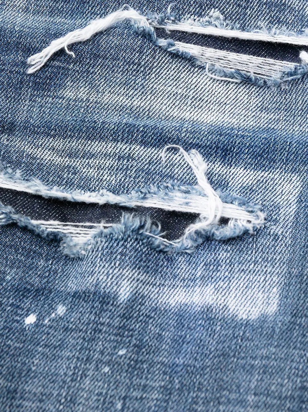 distressed bootcut jeans - 6