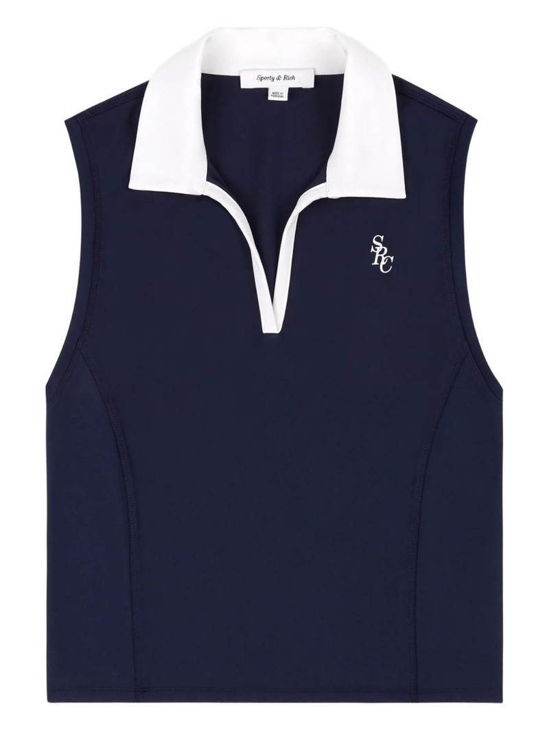 SRC Sports collared sleeveless top 1