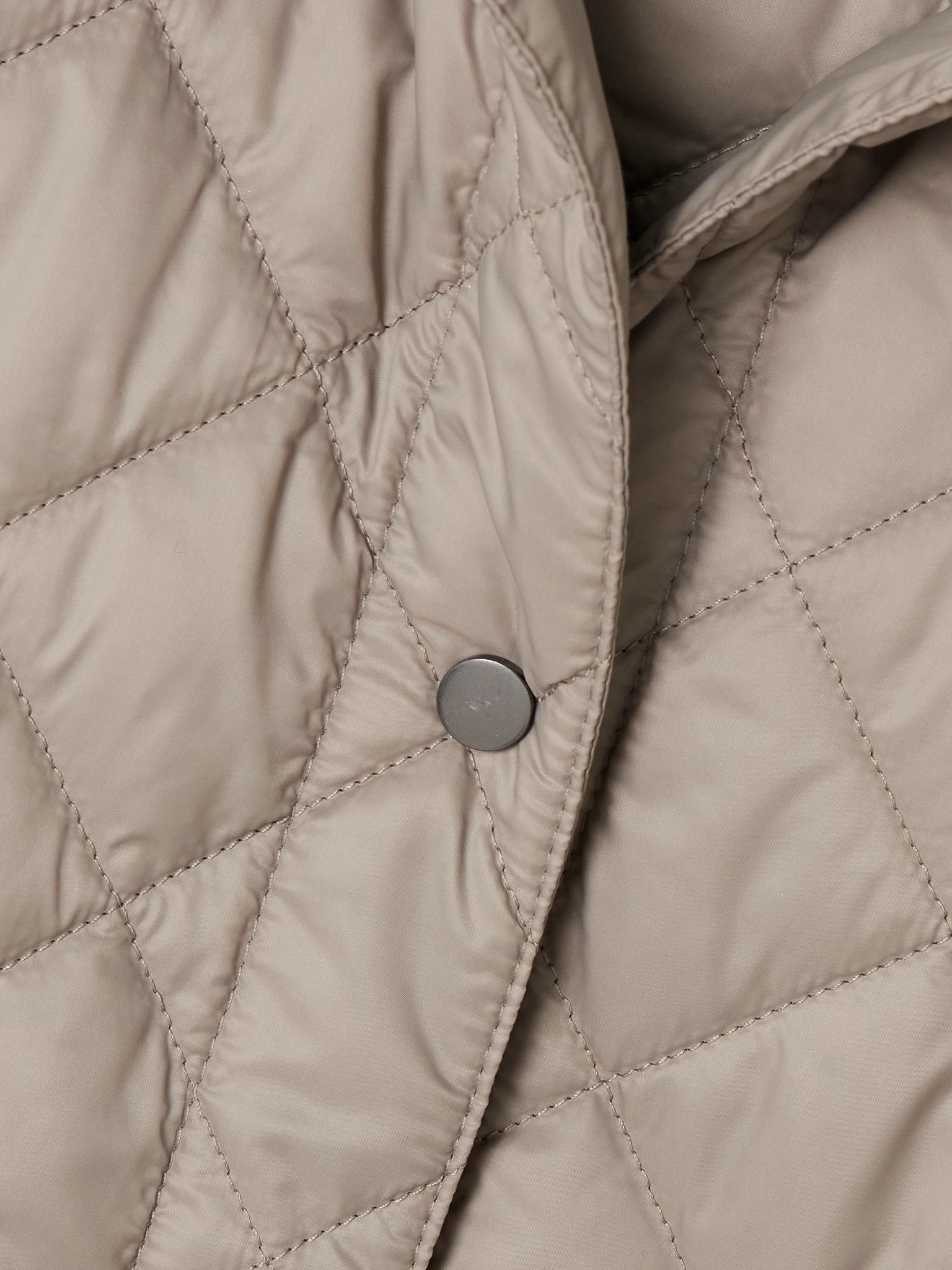 Hooded quilted shell vest Brown - 5