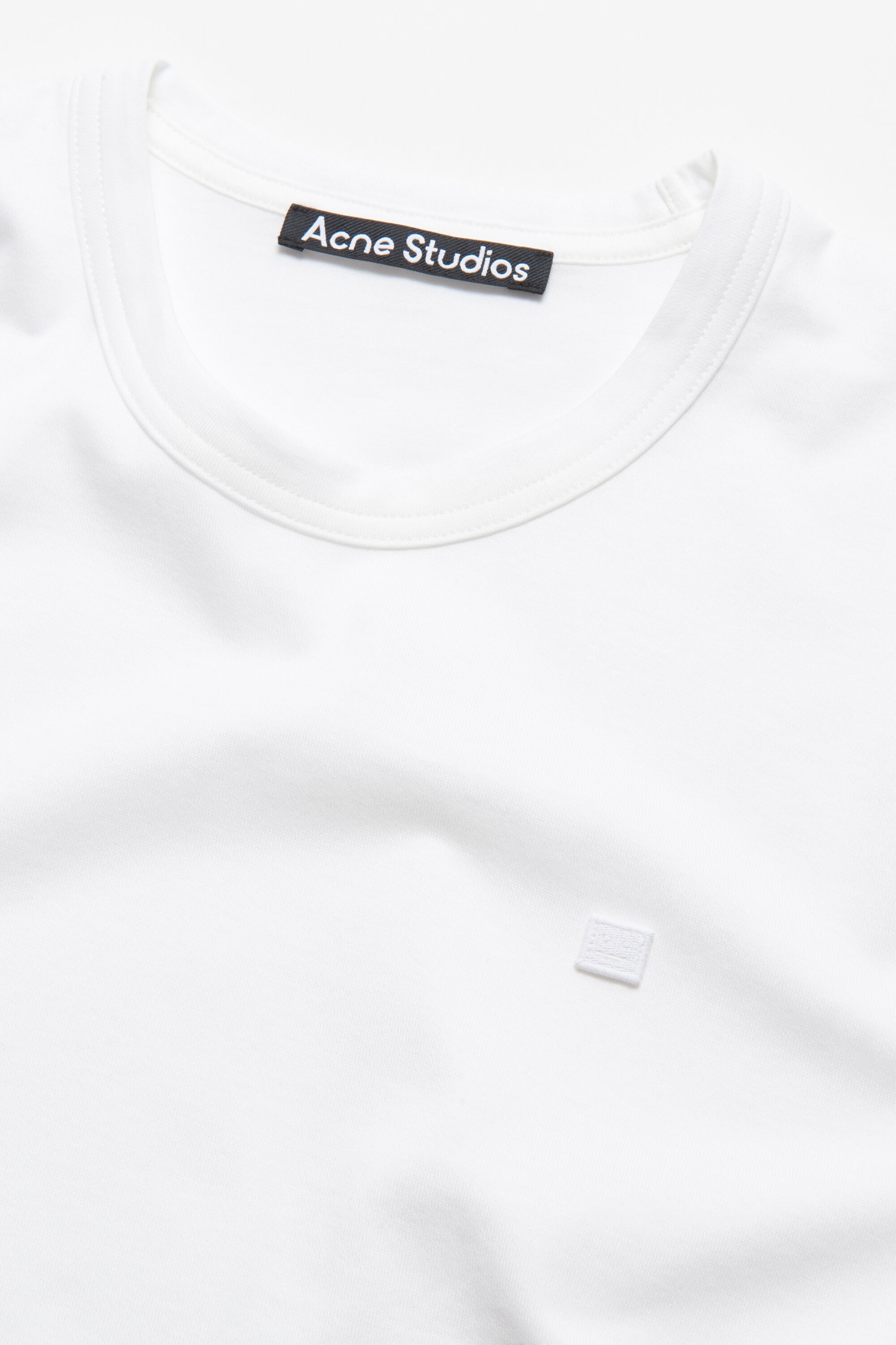 Crew neck t-shirt- Regular fit - Optic White - 4