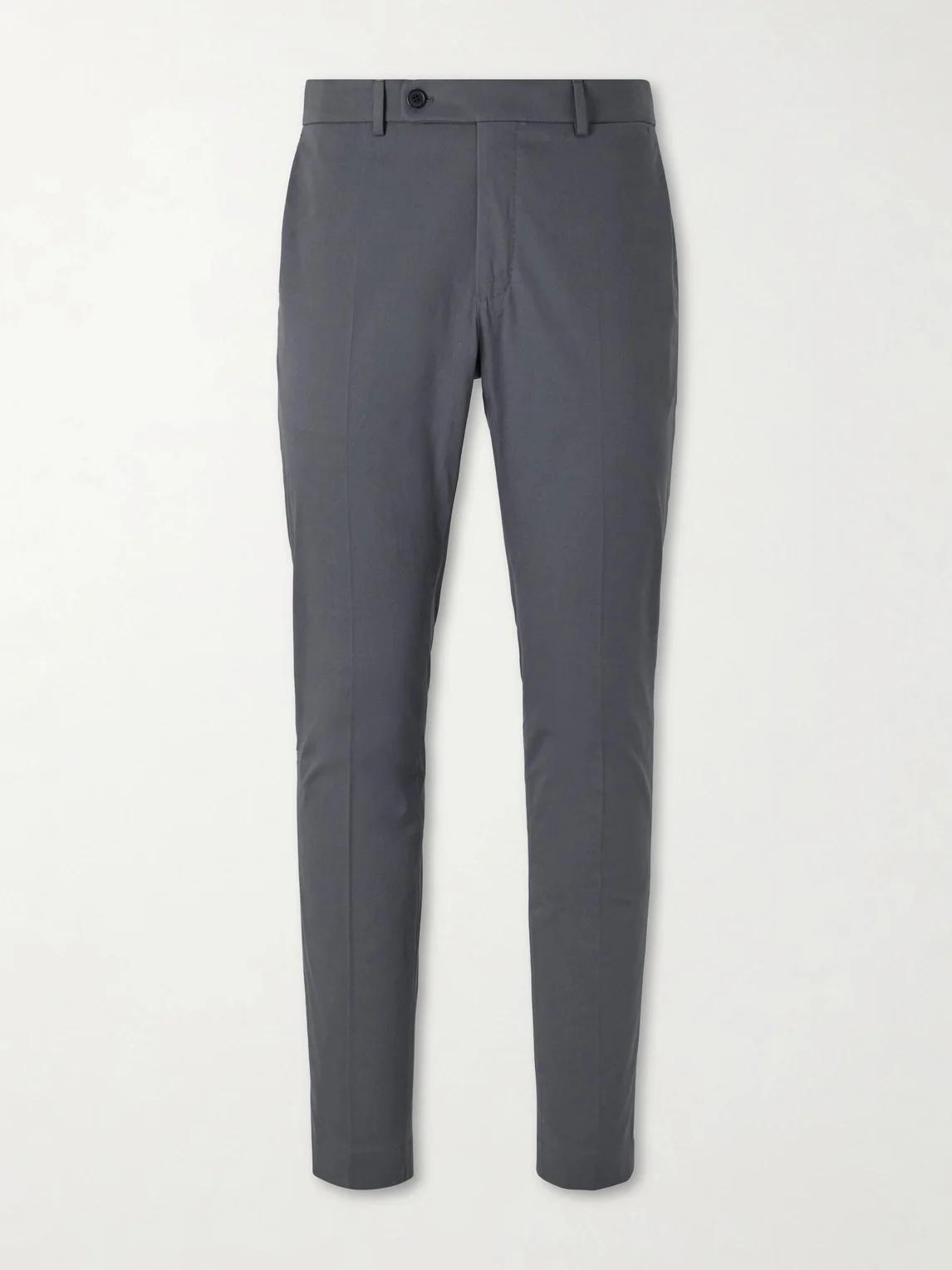 Tapered Stretch-Cotton Trousers - 1