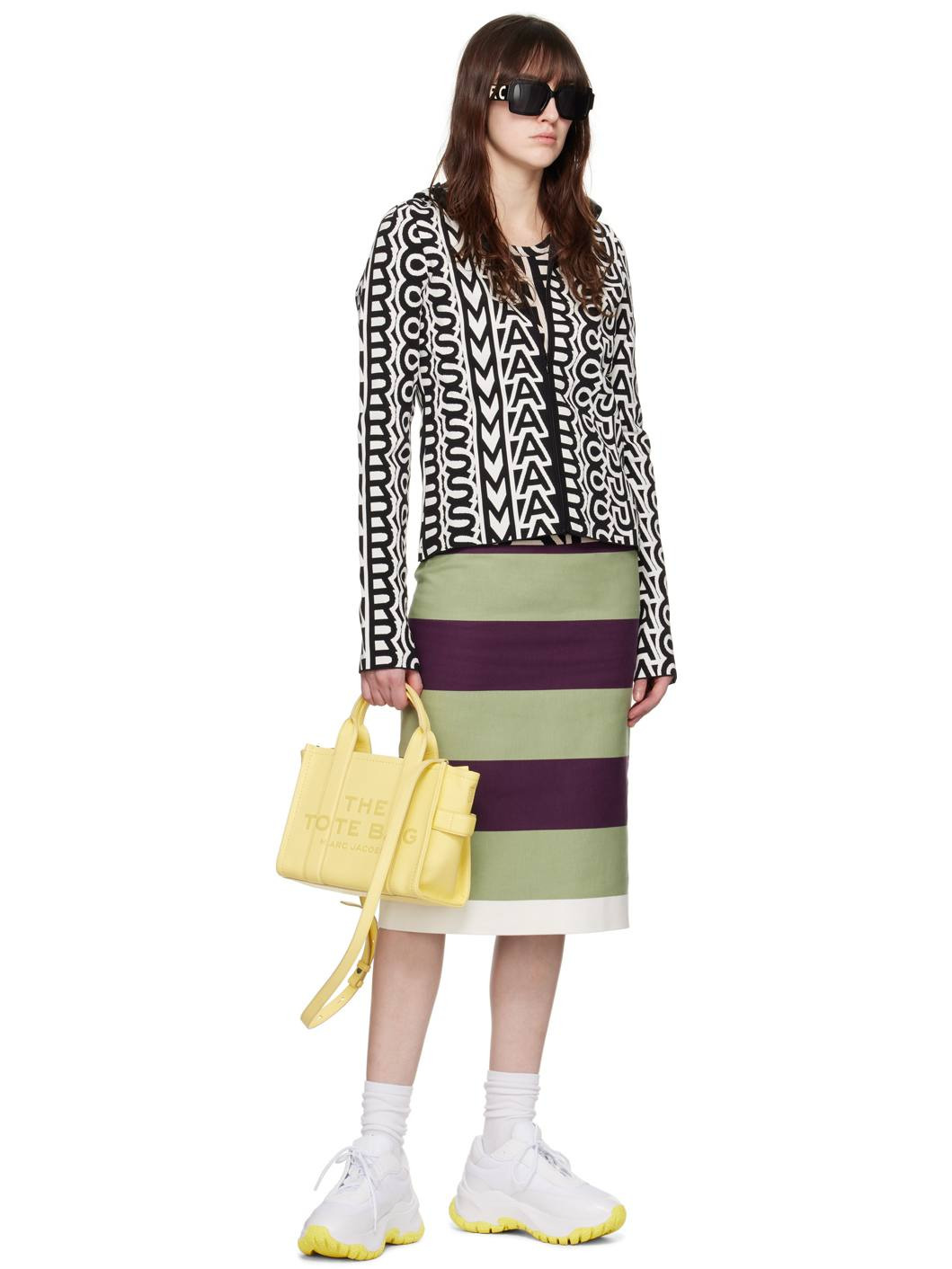 Yellow 'The Leather Small Tote Bag' Tote - 4