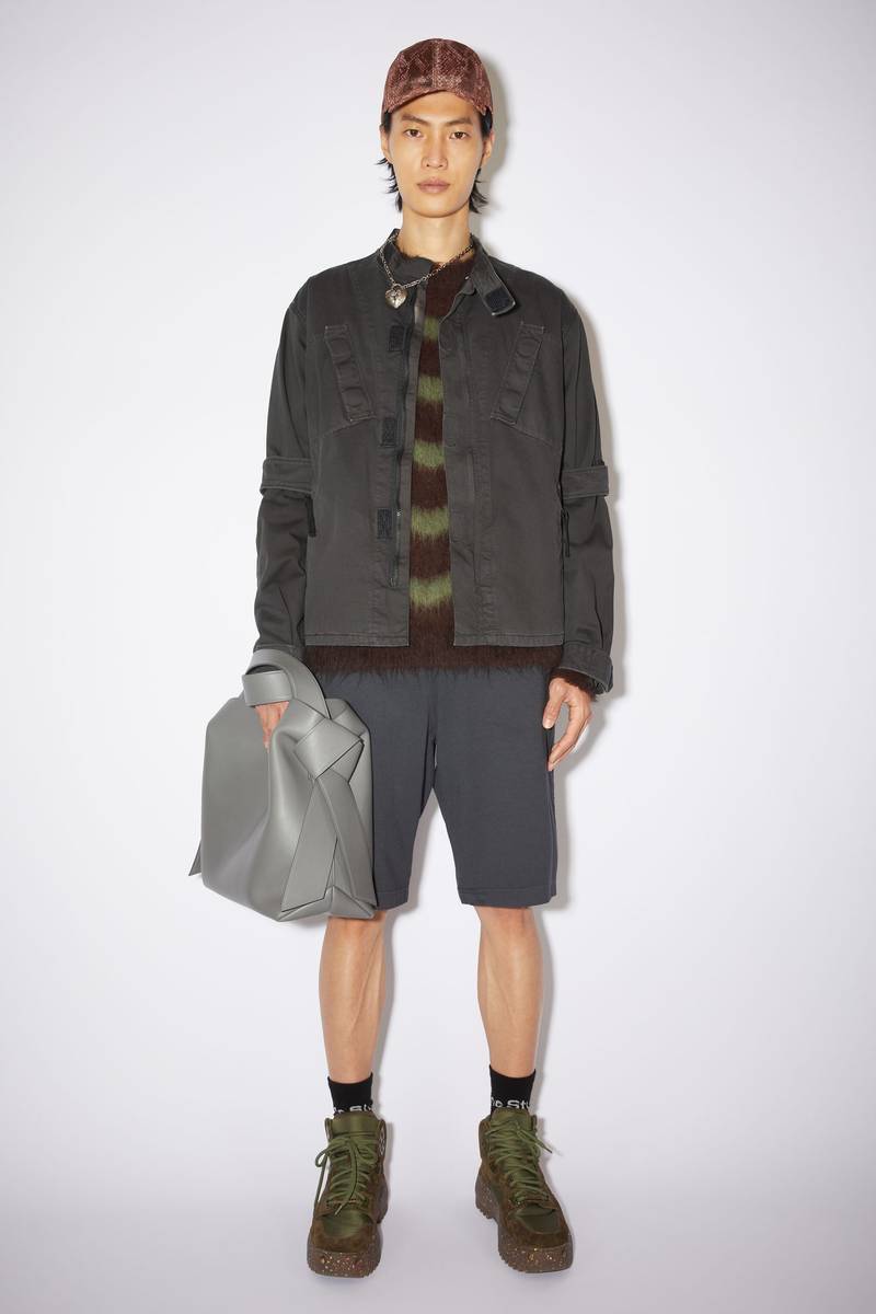 Acne Studios Nylon ankle boots - Multi green outlook