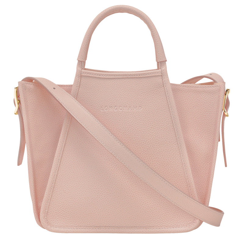 Le Foulonné S Handbag Nude - Leather 4