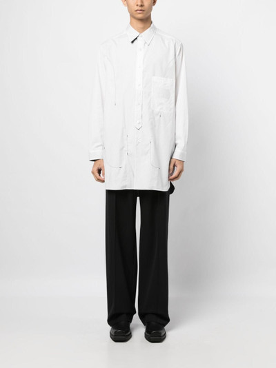 Yohji Yamamoto reversible cotton shirt outlook
