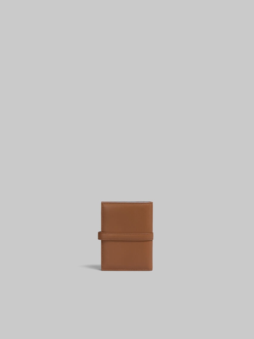 BROWN LEATHER BIFOLD PRISMA WALLET - 3
