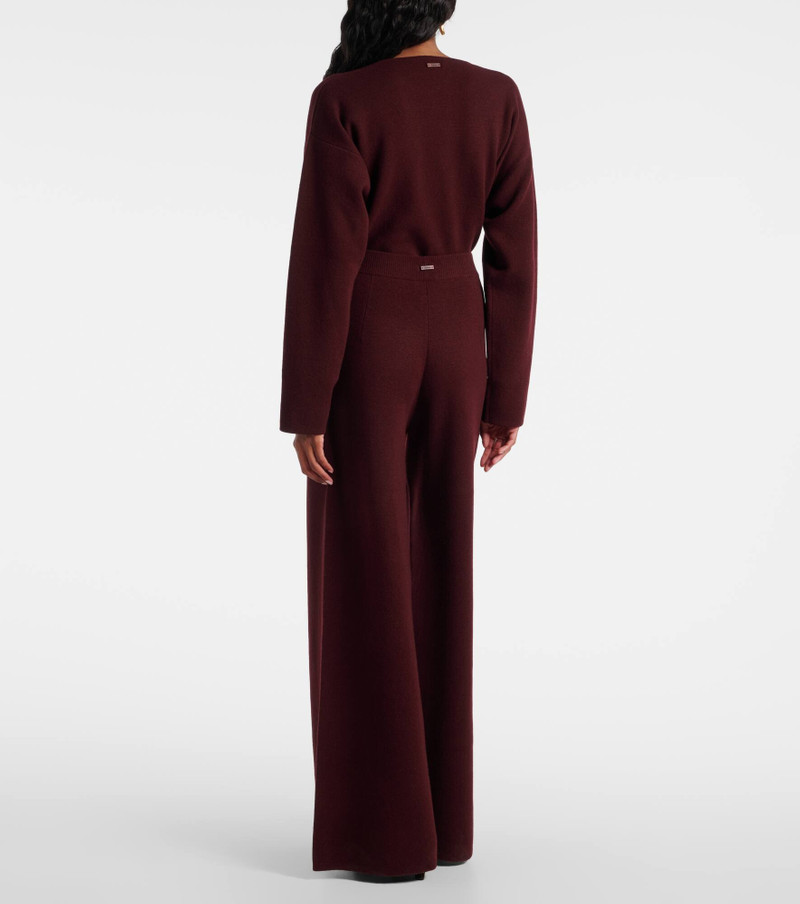 Judy wool and cashmere wide-leg pants 3